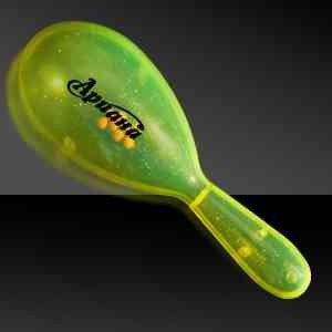 7" Plastic Glitter Maraca 2