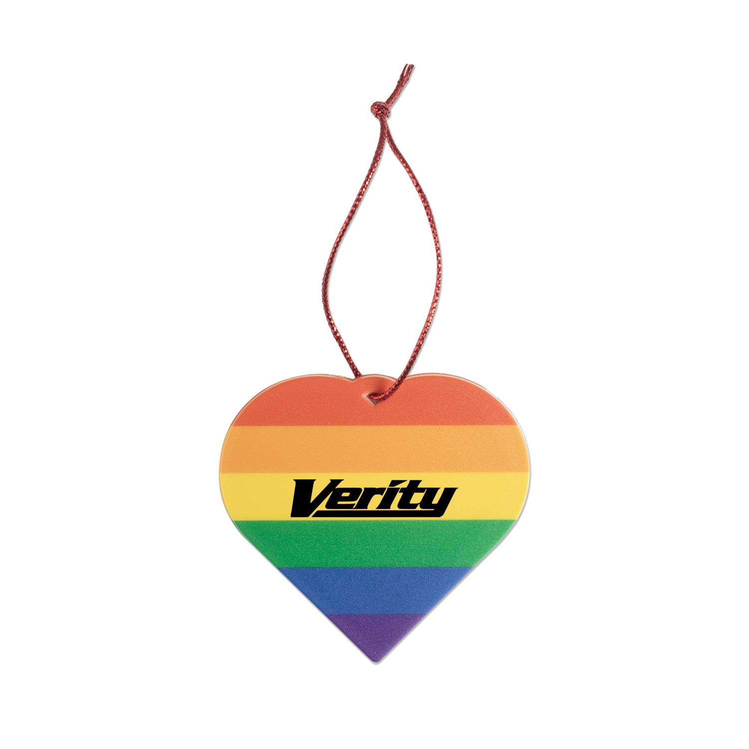 Heart Pride Ornament