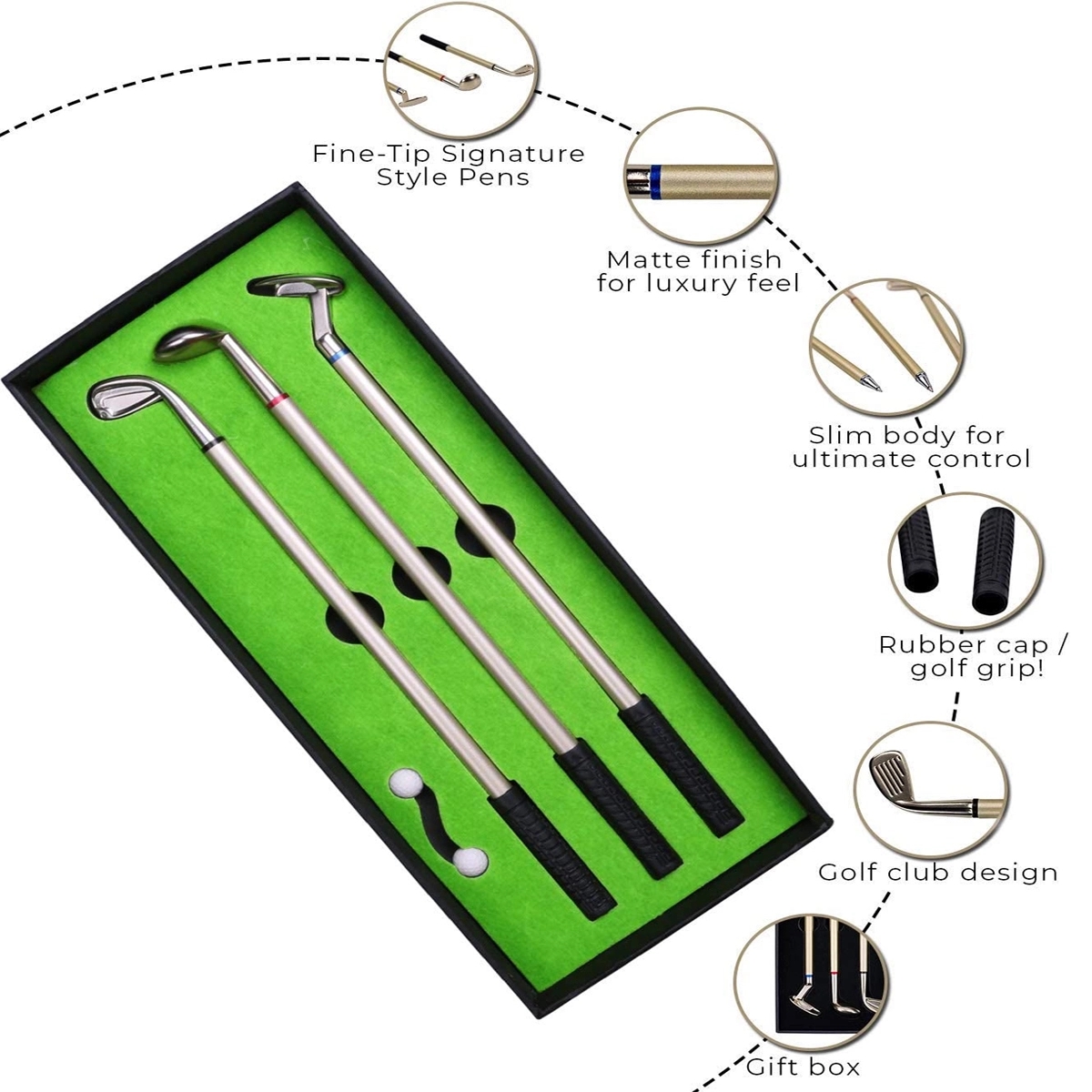 Golf Pen Gift Set 4