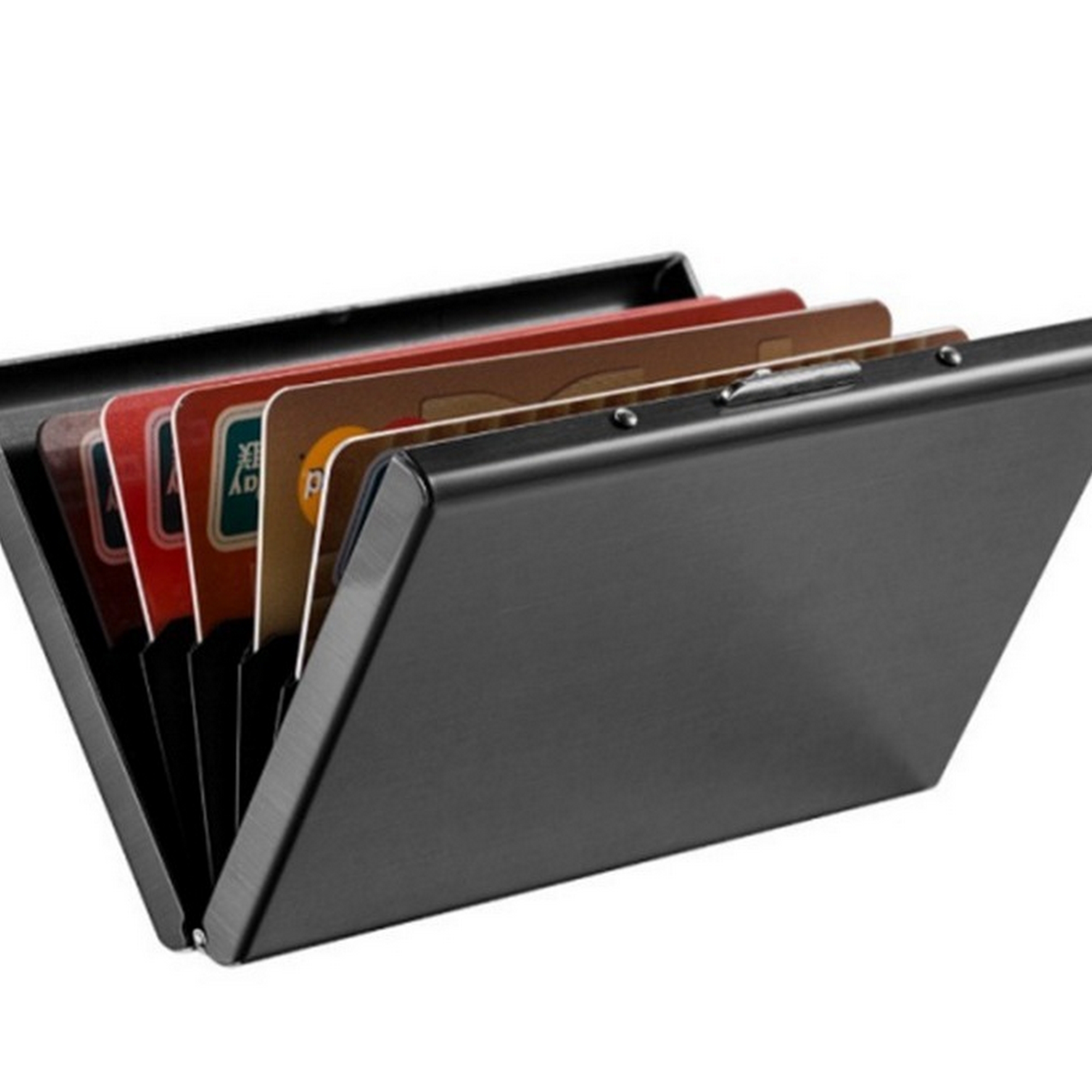 Men's Business Anti-RFID Stainless Steel Card Holder 3