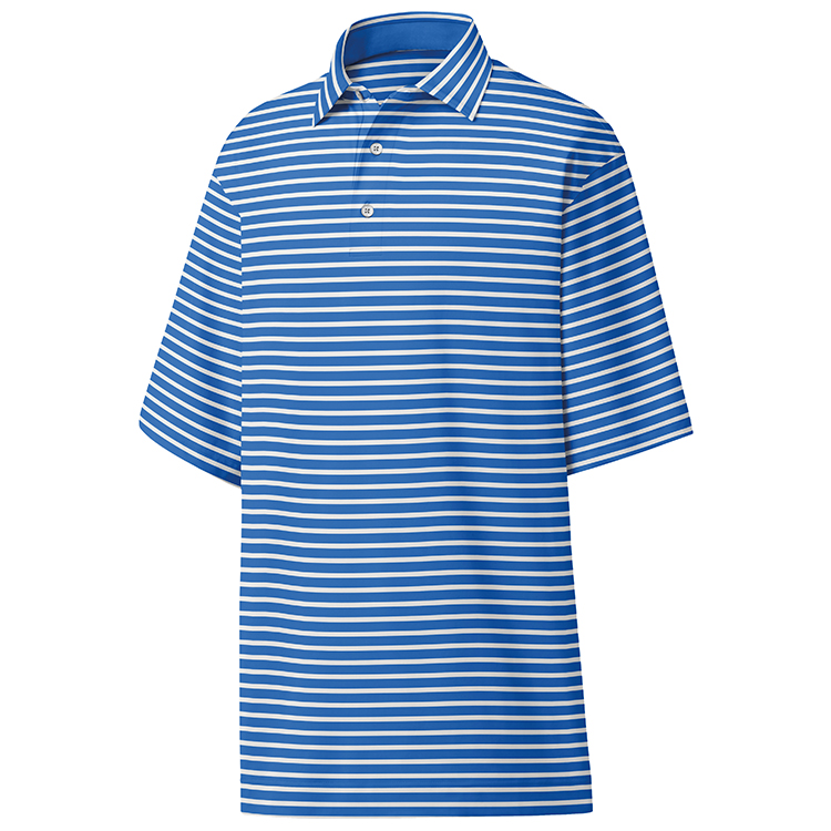 FootJoy Performance Lisle 2-Color Stripe Polo 6