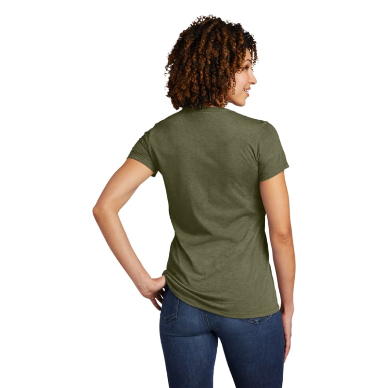 AllMade Women's Tri-Blend V-Neck Tee 95