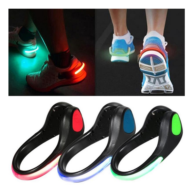 Luminous Safety Night Running Shoe Clips, custom sports ball with logo imprint 2