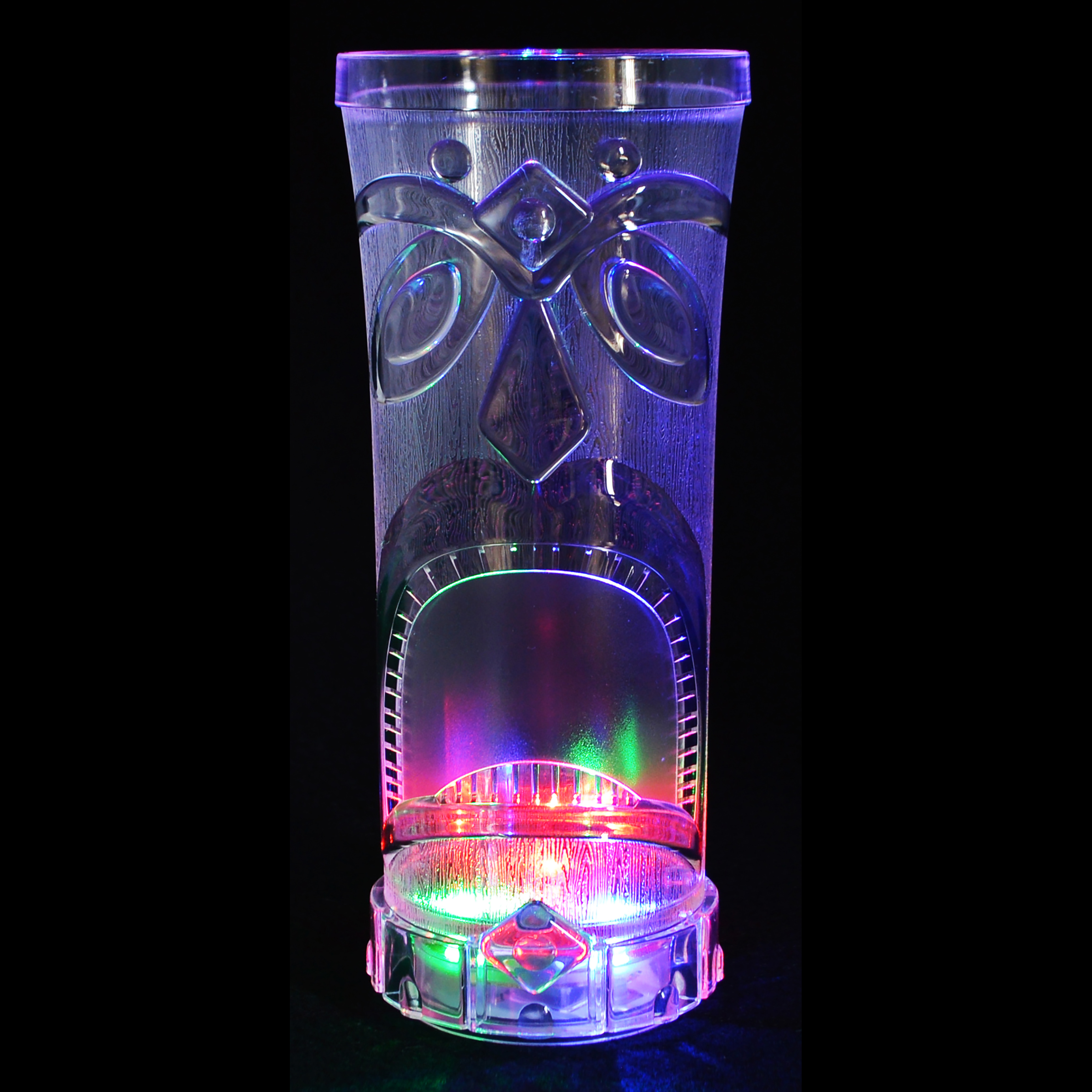 15oz 3-Light Plastic Tiki Style Cup 4