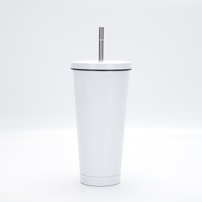 17 oz Stainless Steel Tumbler W/ Straw 5