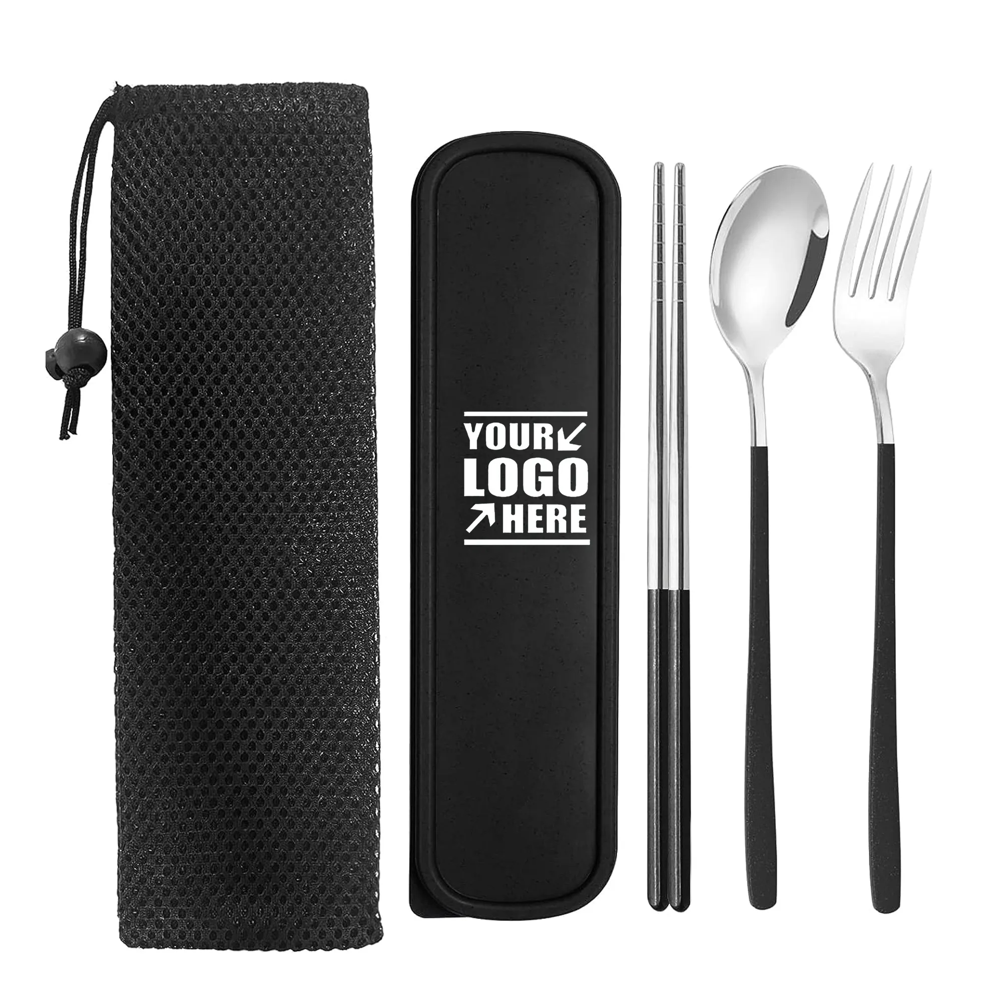 Portable Travel Utensils Set with Case 2