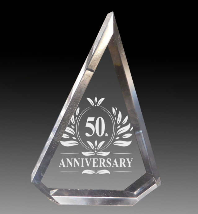 Acrylic Triangle With Bevel 1