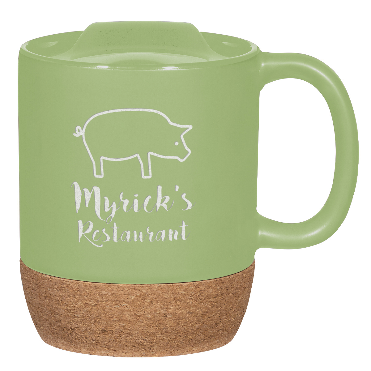 14 Oz. Cork Base Ceramic Mug 27