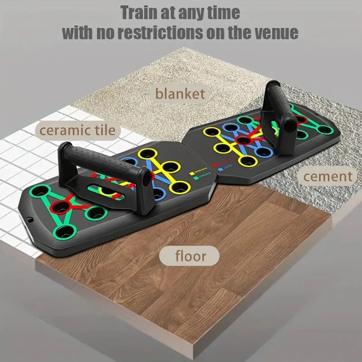 Multifunctional Folding Push-up Board 3