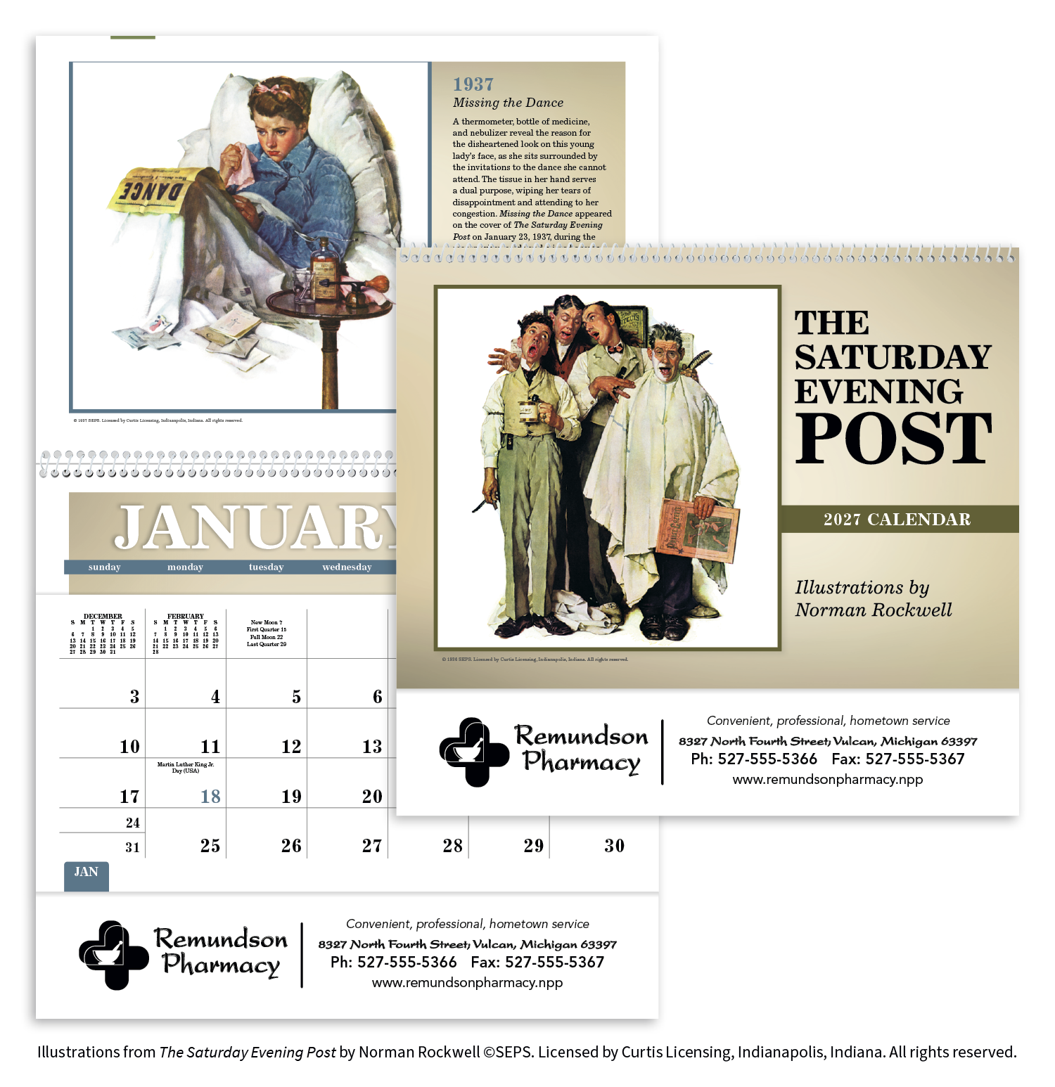 Triumph® Calendars The Saturday Evening Post Pocket Calendar 21