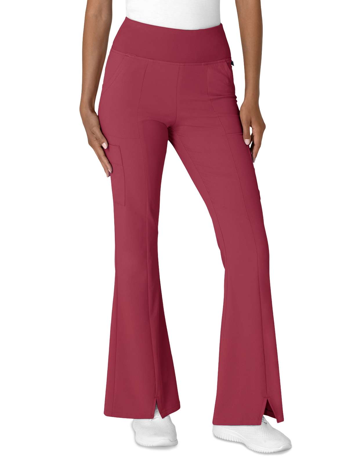 Wink - Renew - Women's Seven-Pocket Front Slit Flare Pant 36