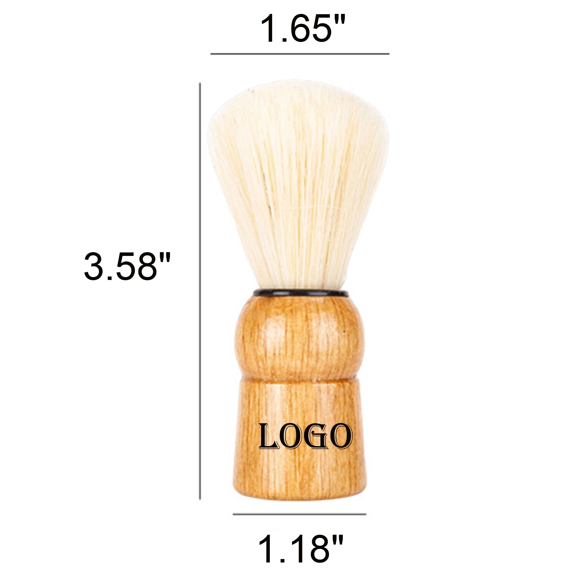 High-end Wooden Handle Men's Shaving Beard Mustache Brush 1