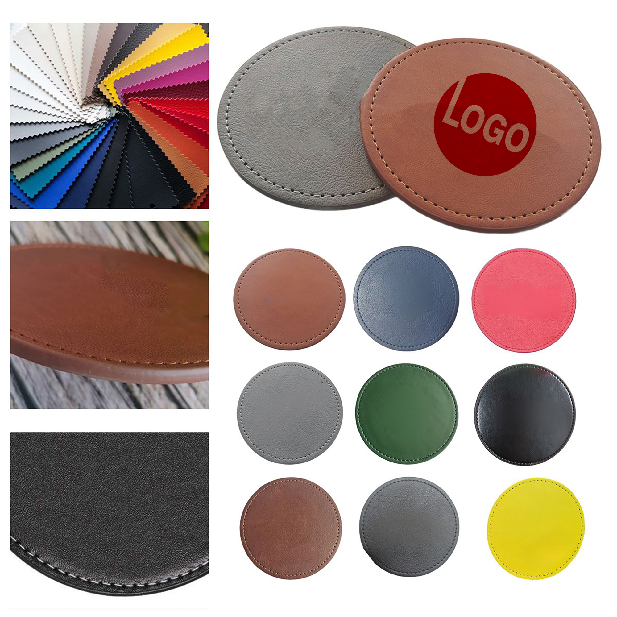 Durable PU Material Coaster with Heat and Liquid Resistance 8