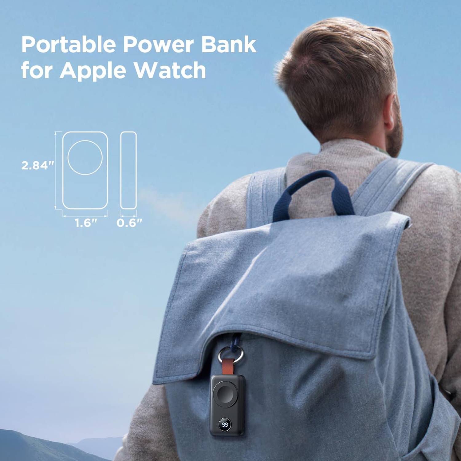 Portable Magnetic Smartwatch Charger Keychain 7