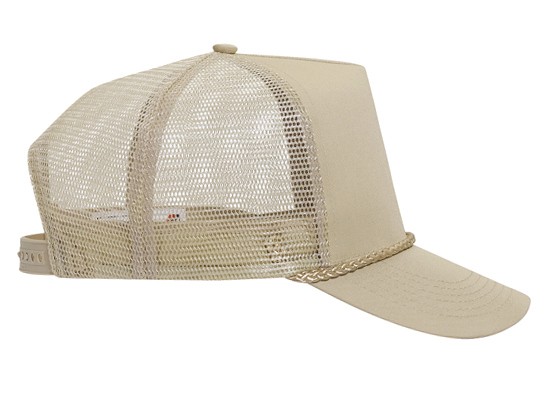 OTTO CAP® 5 Panel Mid Profile Mesh Back Trucker Hat 31