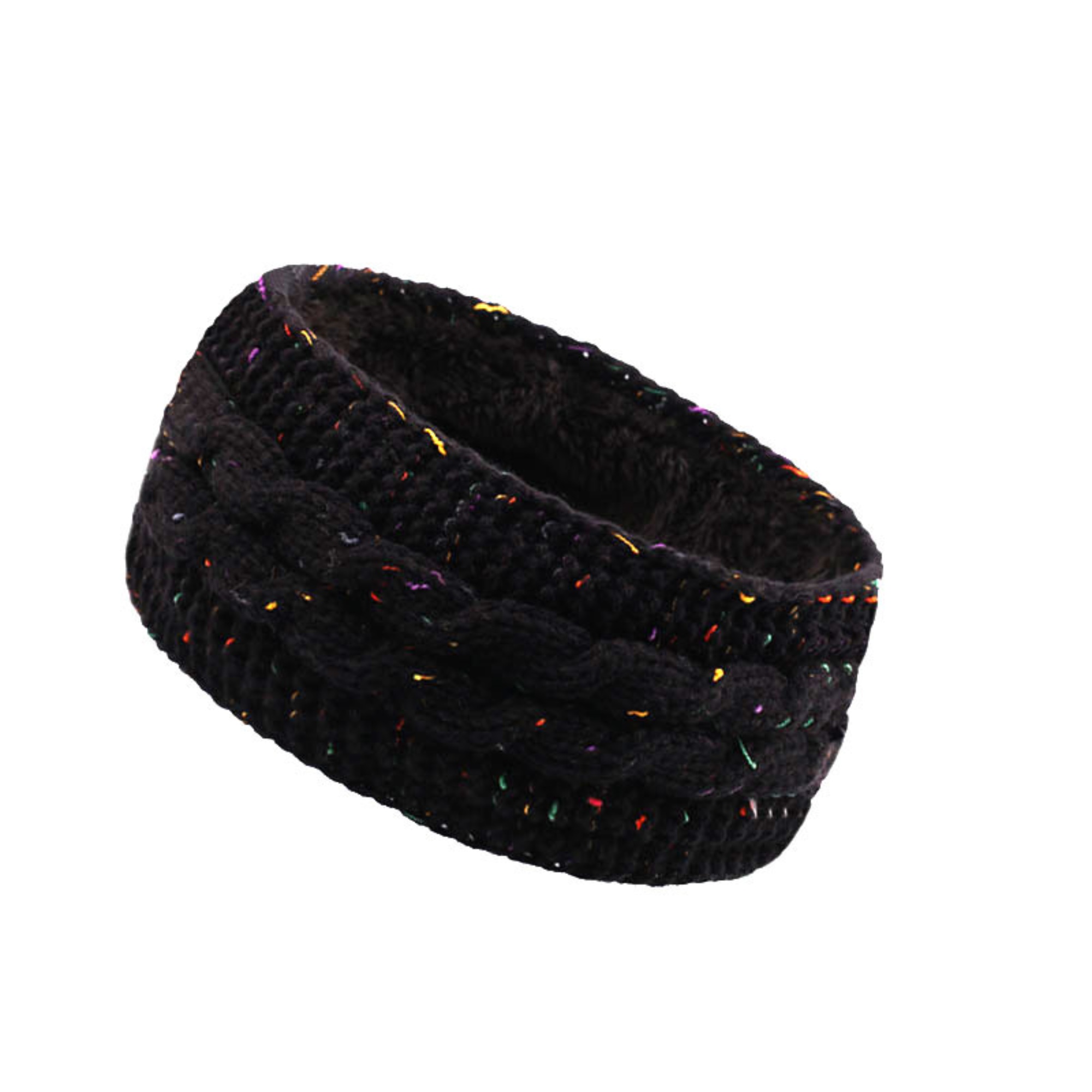 Warm Cable Knit Fleece Ear Band for Cold Weather 8