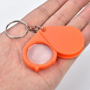 10x Magnifier Folding Glass With Keychain 2
