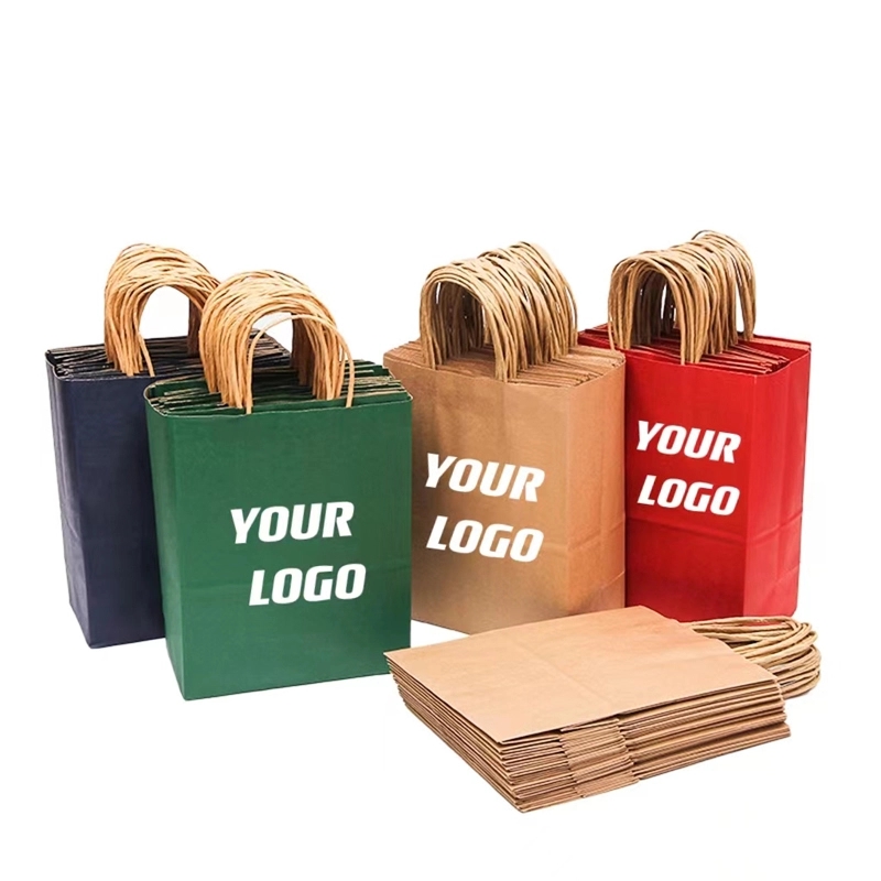 Color Kraft Paper Bags / Customizable 3