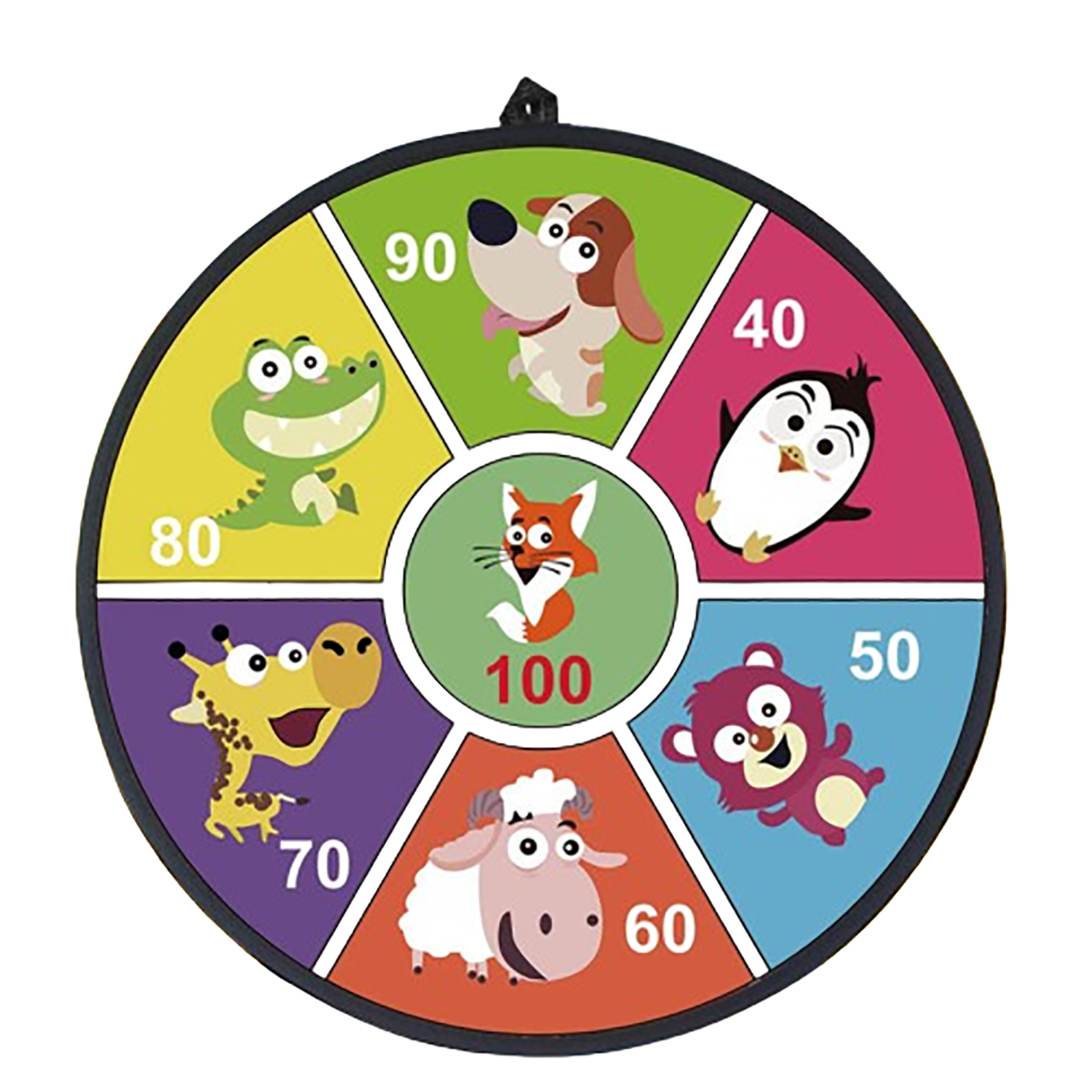 Colorful Sticky Ball Dart Board Set 6
