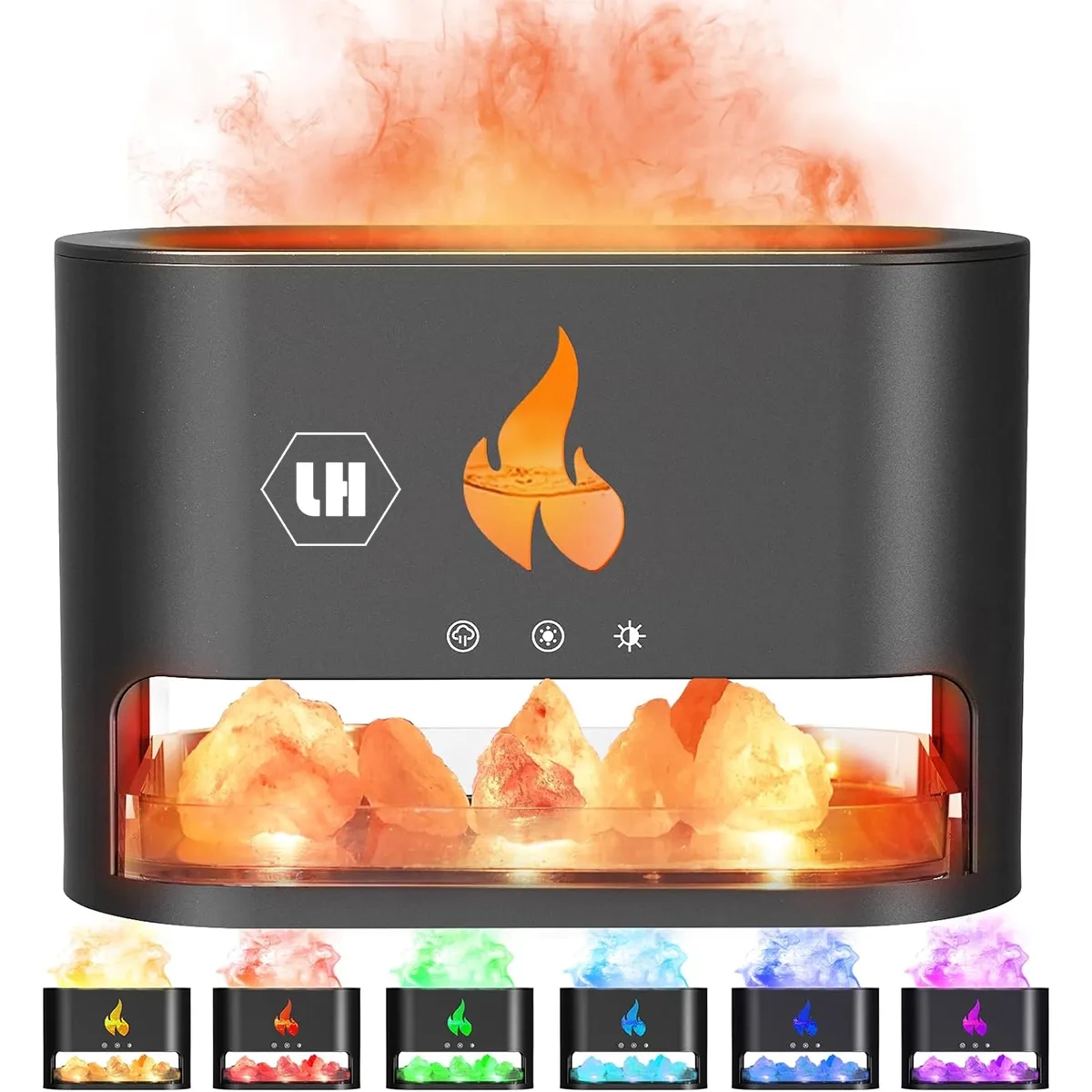 Flame Humidifier Aromatherapy Essential Oil Diffuser 1