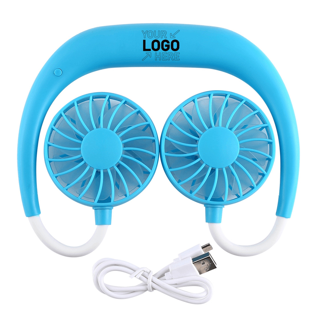USB Rechargeable Hanging Neck Sports Fan 5