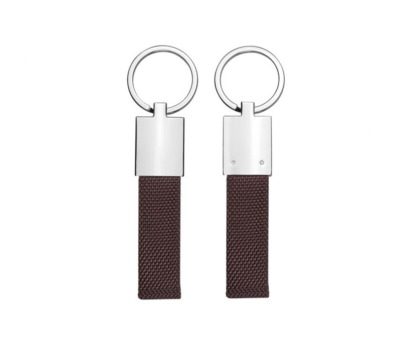 Canvas Strap Metal Keychain 3