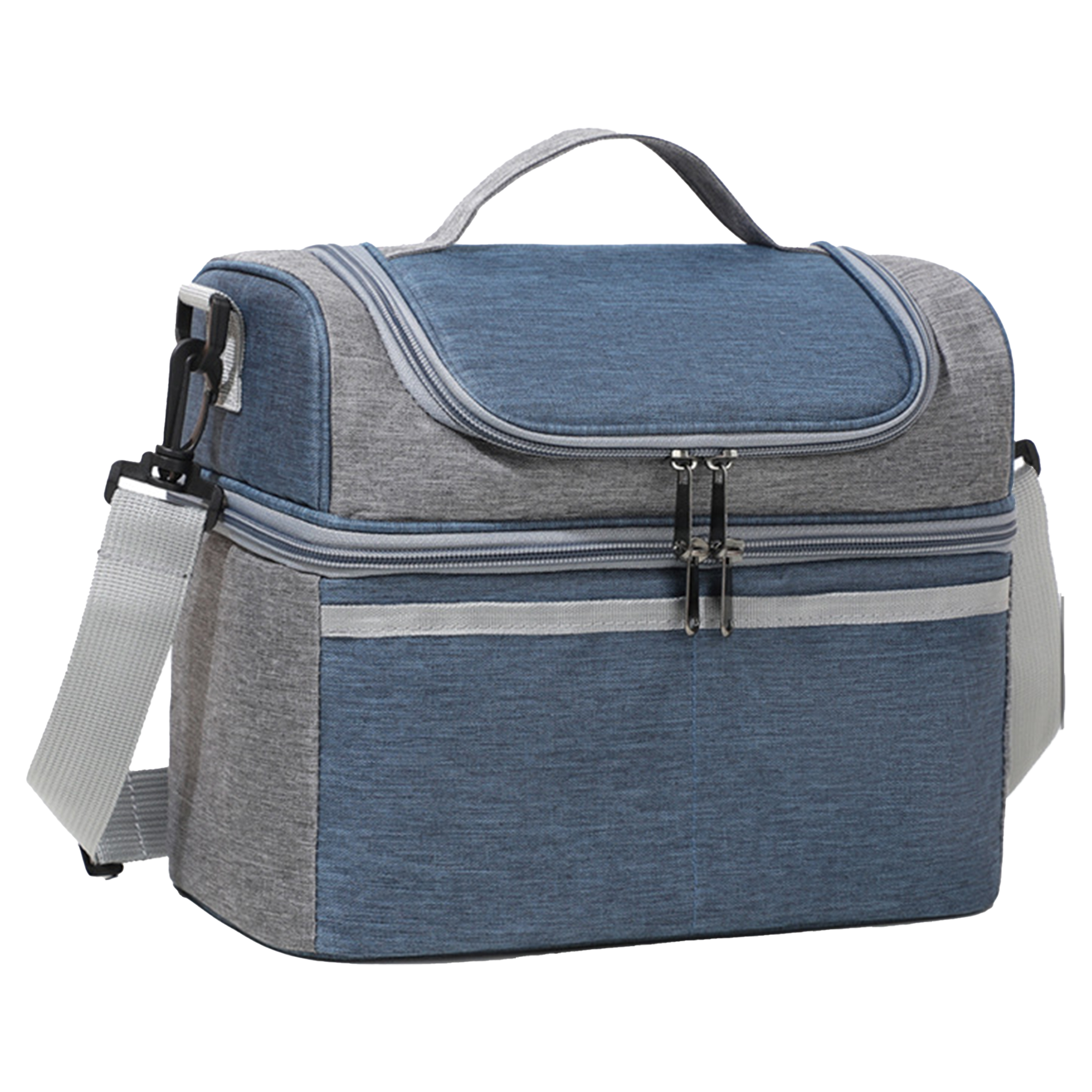Oxford Portable Double-Layer Insulated Lunch Bag 7