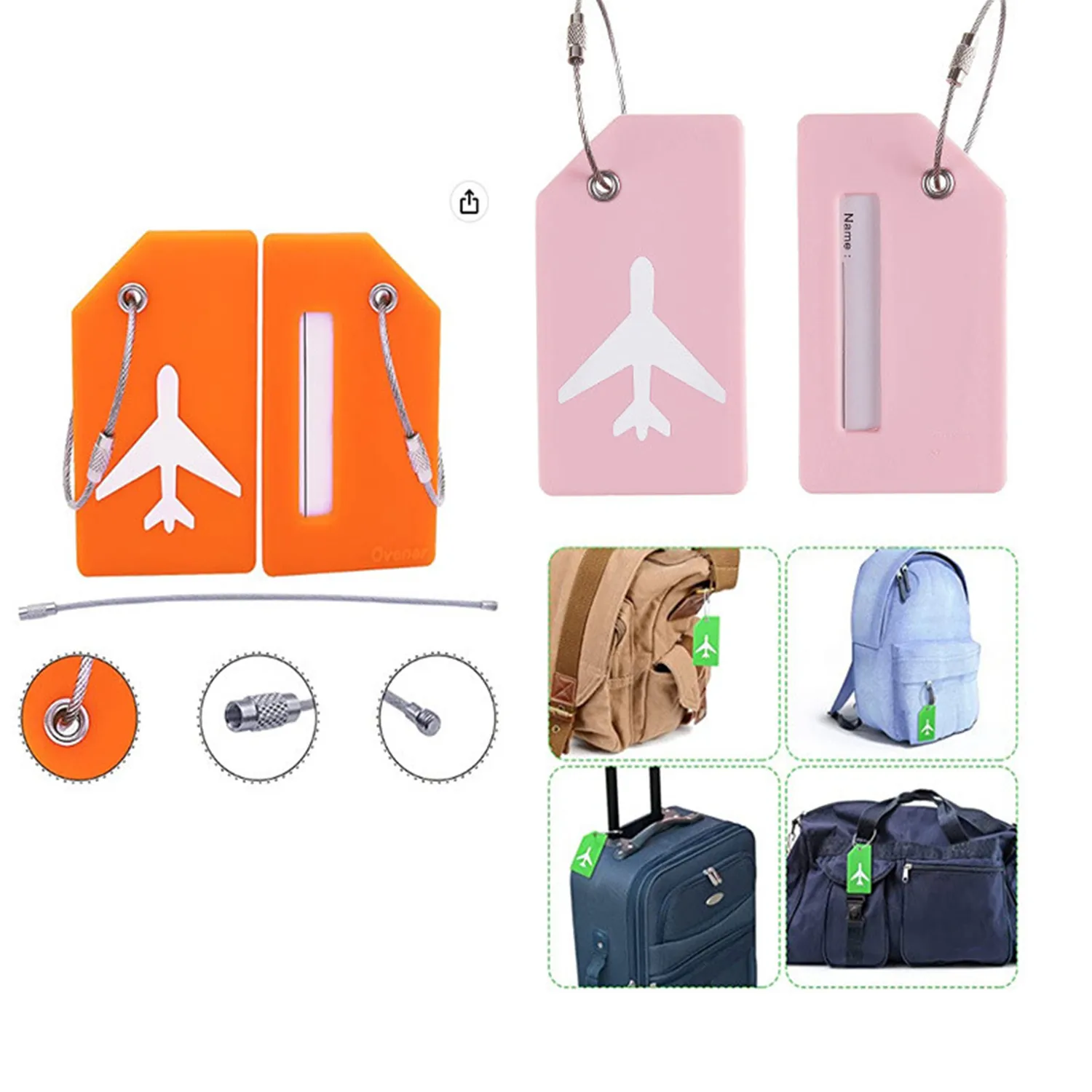 Silicone Luggage Tag 5