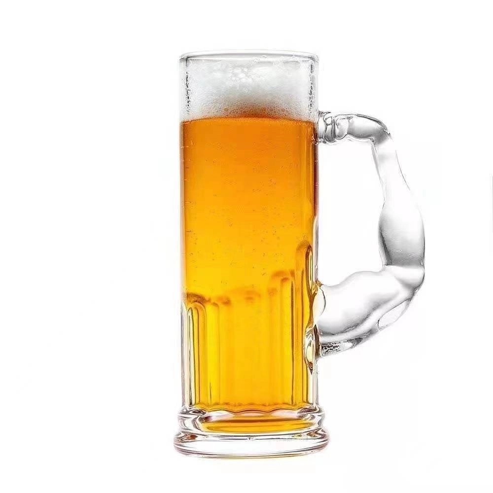 Custom 22 oz Beer Glass Mugs With Handle 6