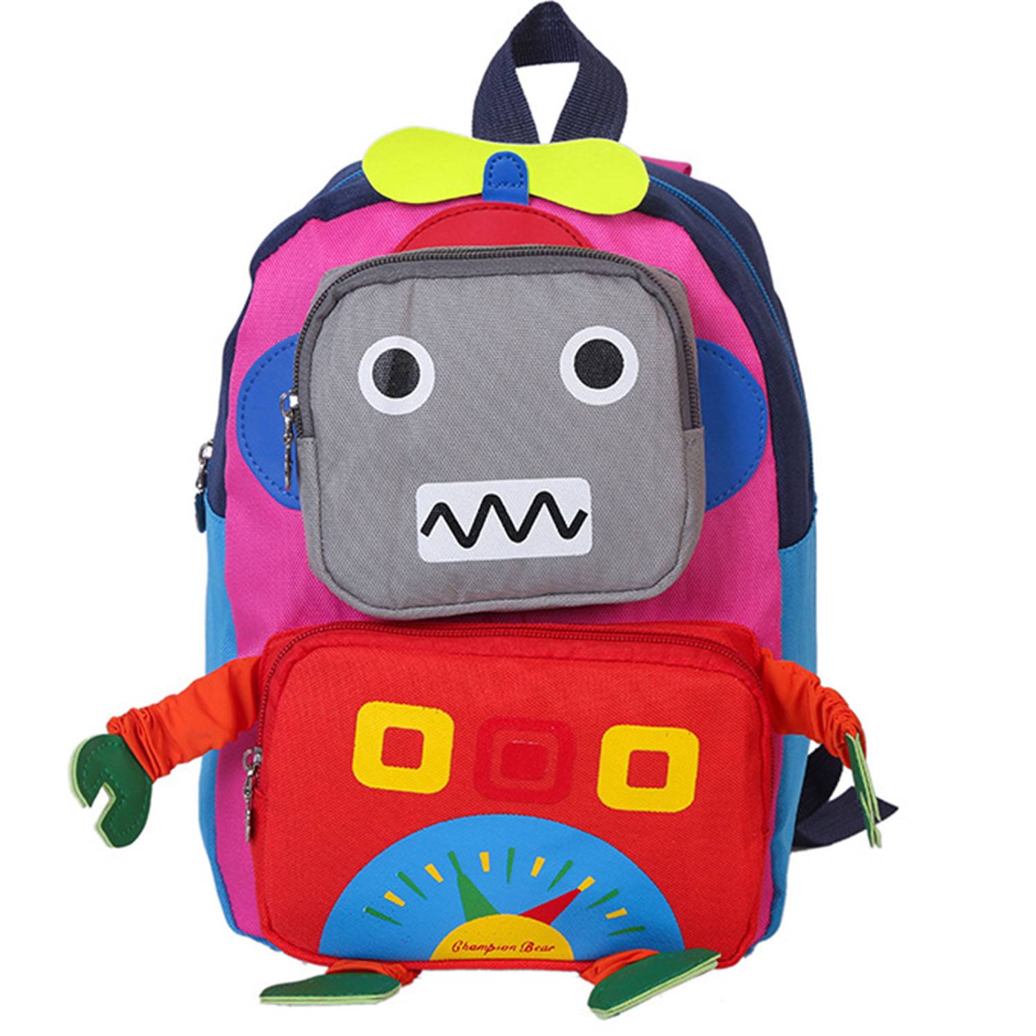 Oxford robot Kindergarten Kid's Backpack 3