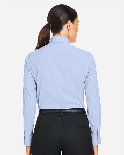Women's CrownLux Performance® Microstripe Dress Shirt - DG537W 22