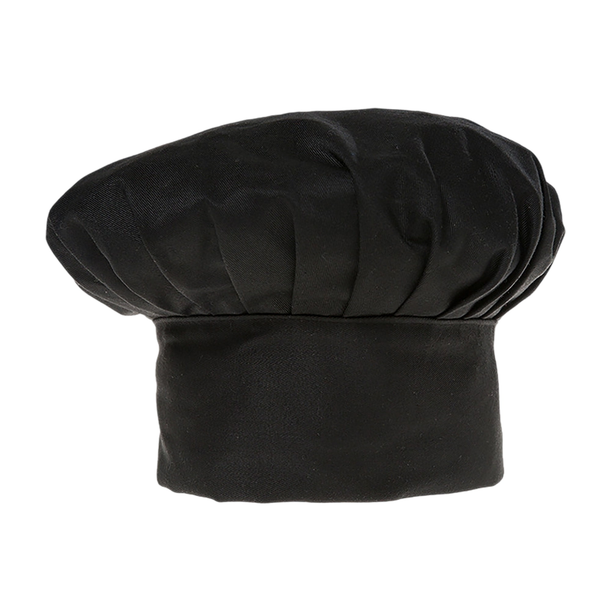 Polyester Adjustable Chef Hat With Hook Loop Closure 8.6" x 3.5" 4