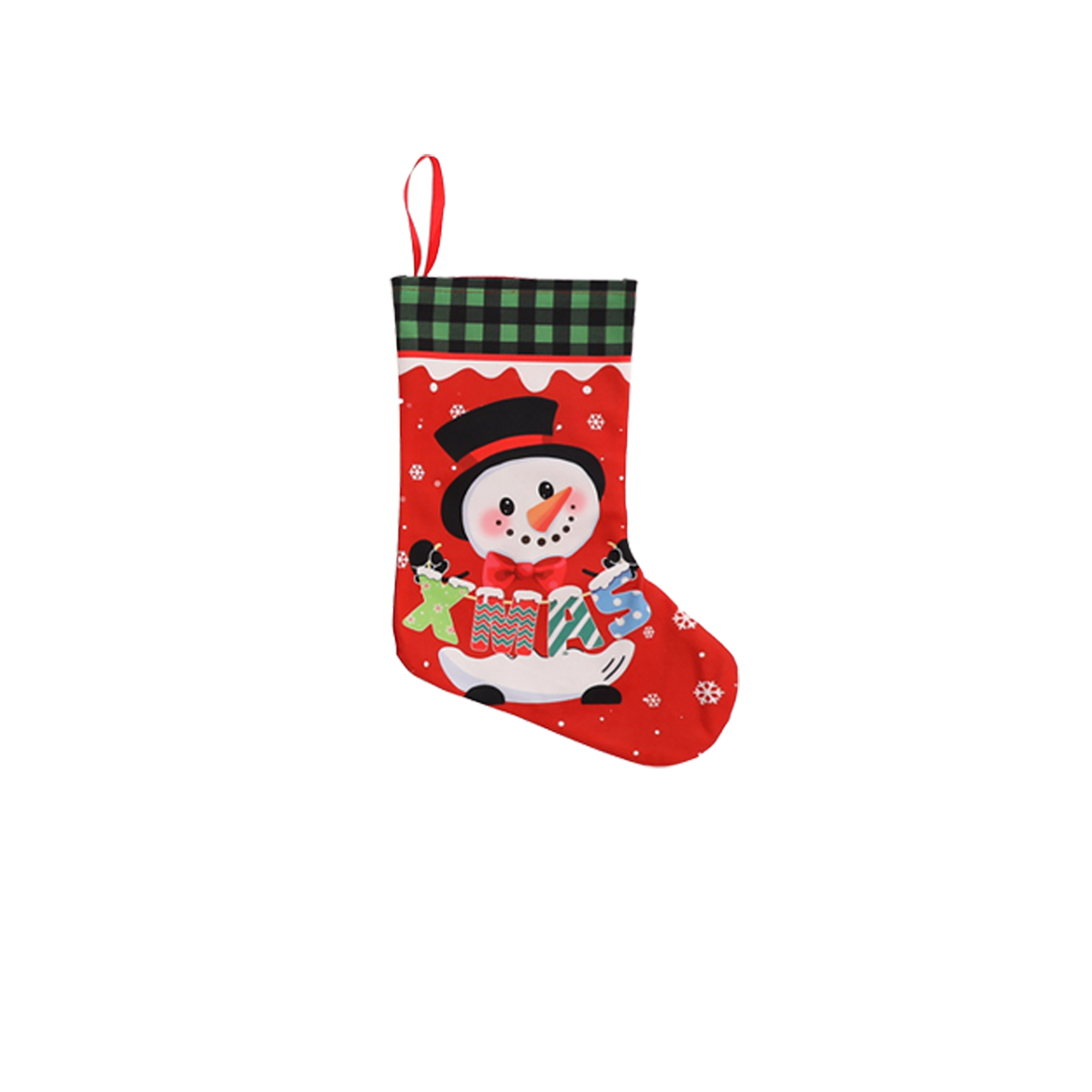 Brushed Fabric Christmas Stocking 9
