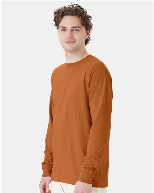 Unisex Garment-Dyed Long Sleeve T-Shirt - GDH200 76