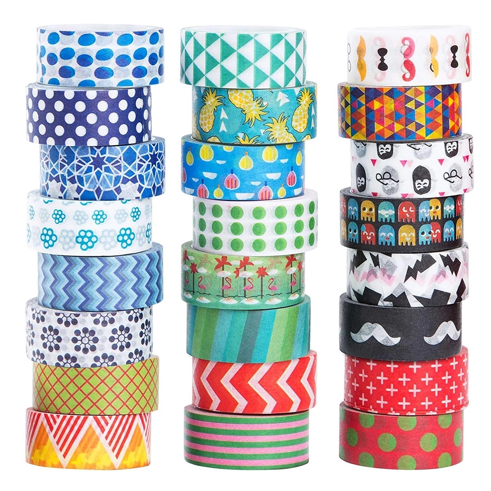 Full Color Holiday Party Decoration Stickers Washi Tape 3