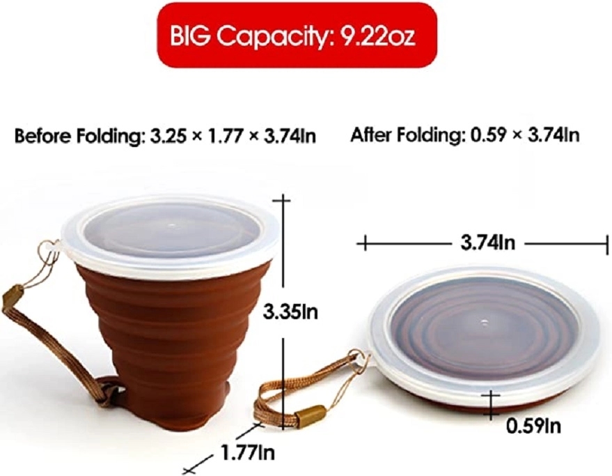 Silicone Collapsible Travel Cup 3