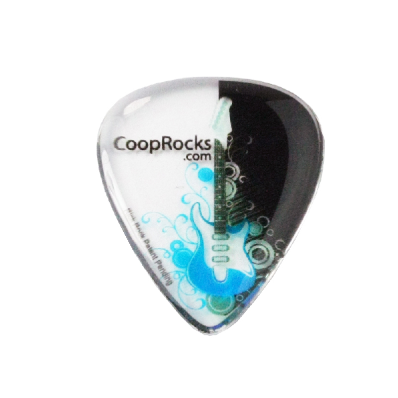 Guitar Pick / Plectrum, Standard Size Pick with Single Dome thickness 4