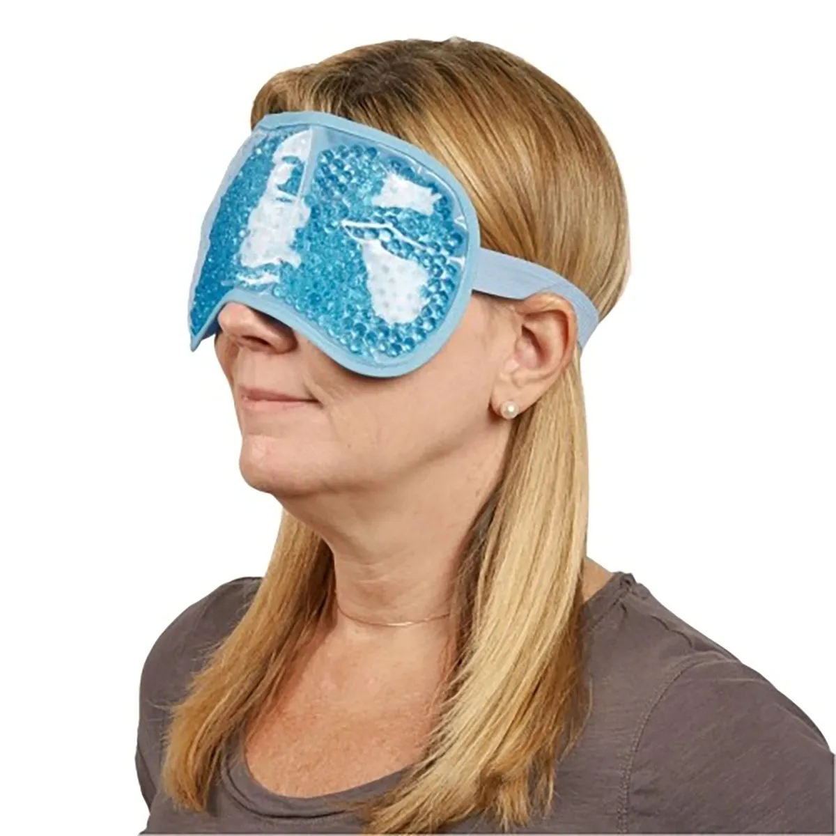 Reusable Cooling Eye Mask with Gel Bead 6