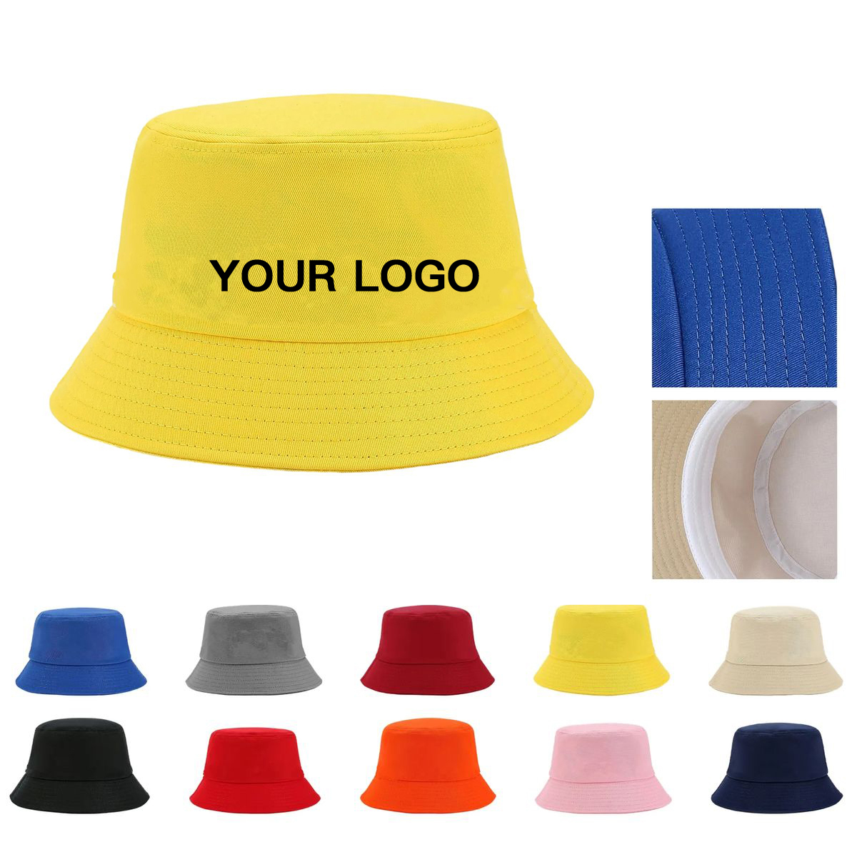 Breathable Cotton Bucket Hat For Summer Use 3