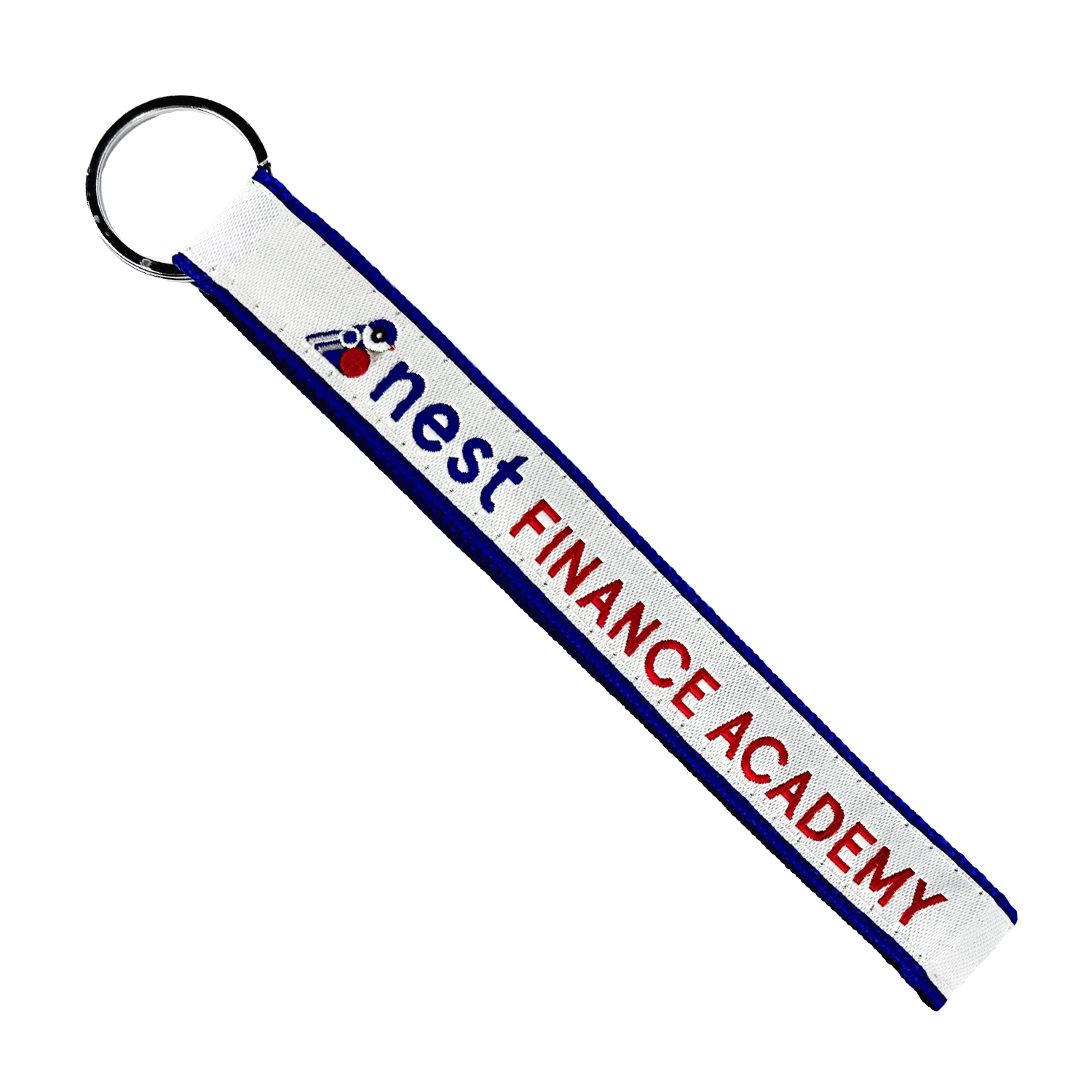 6-1/2" Woven Key Strap w/ Split Ring - "Elite" Weave