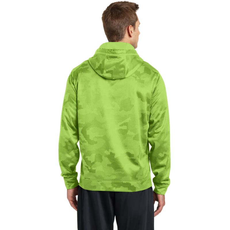 Sport-Tek Sport-Wick CamoHex Fleece Hooded Pullover. 10