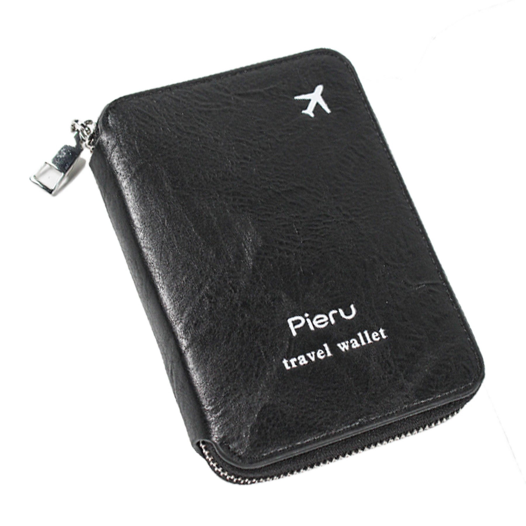 Anti-theft Brush Zipper Passport Bag 2