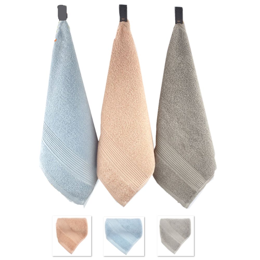 Blank Cotton Small Square Towel Children Wash Cloth 3