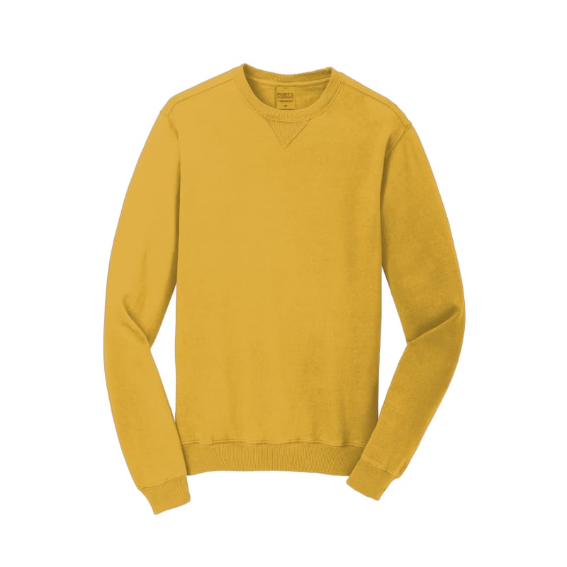 Port & Company Beach Wash Garment-Dyed Crewneck Sweatshirt, custom hoodie or sweatshirt with logo imprint 31