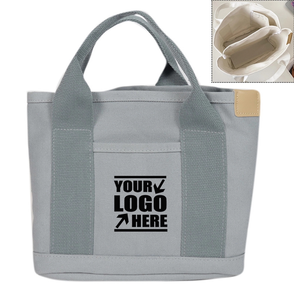 Canvas Tote Handbag, custom tote bag with logo imprint 2