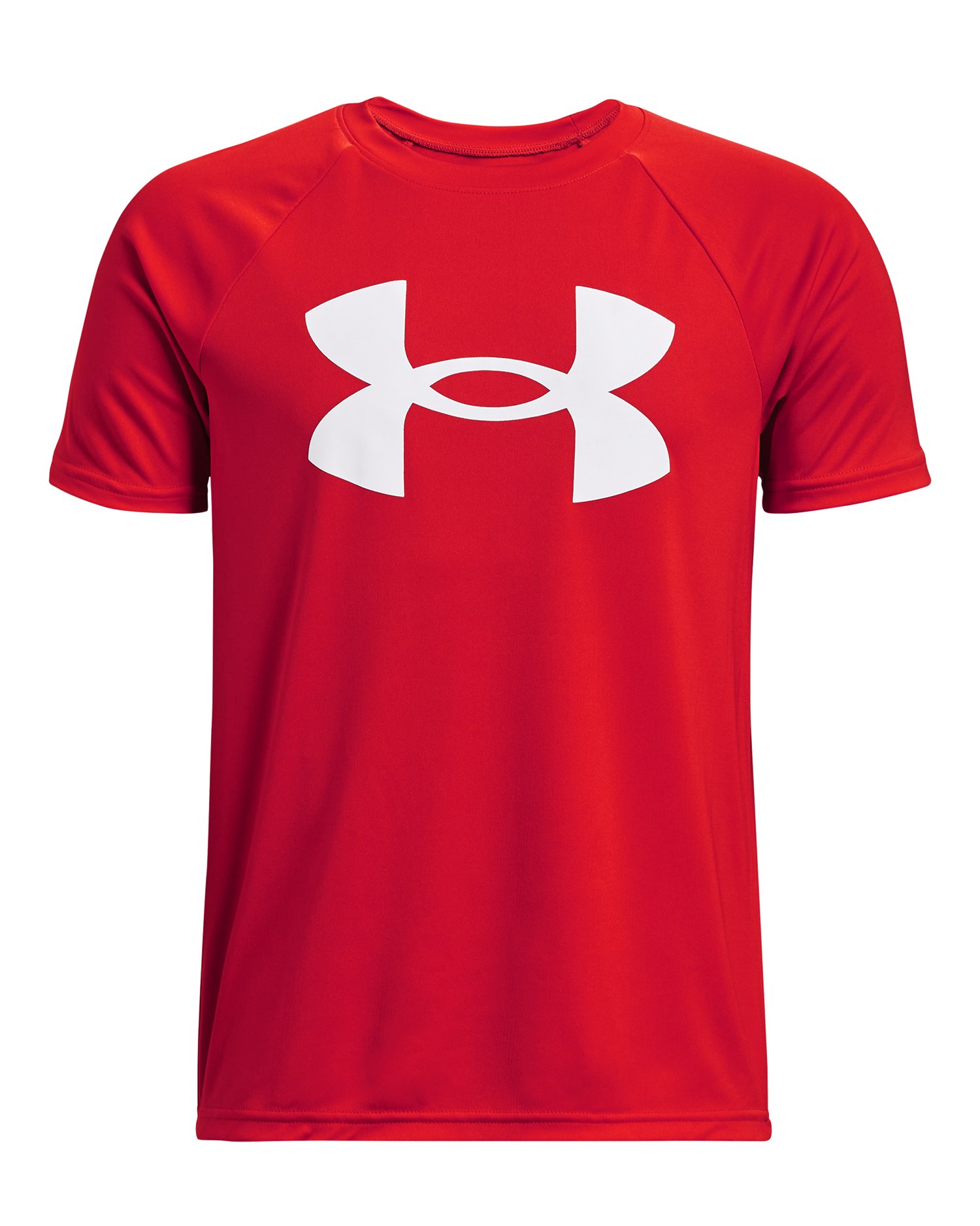 UA Tech Big Logo Boys' Short Sleeve 21