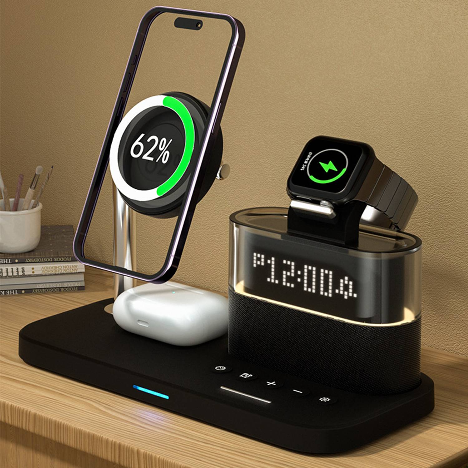 3 in 1 Magnetic Wireless Fast Charging Charger Stand 4