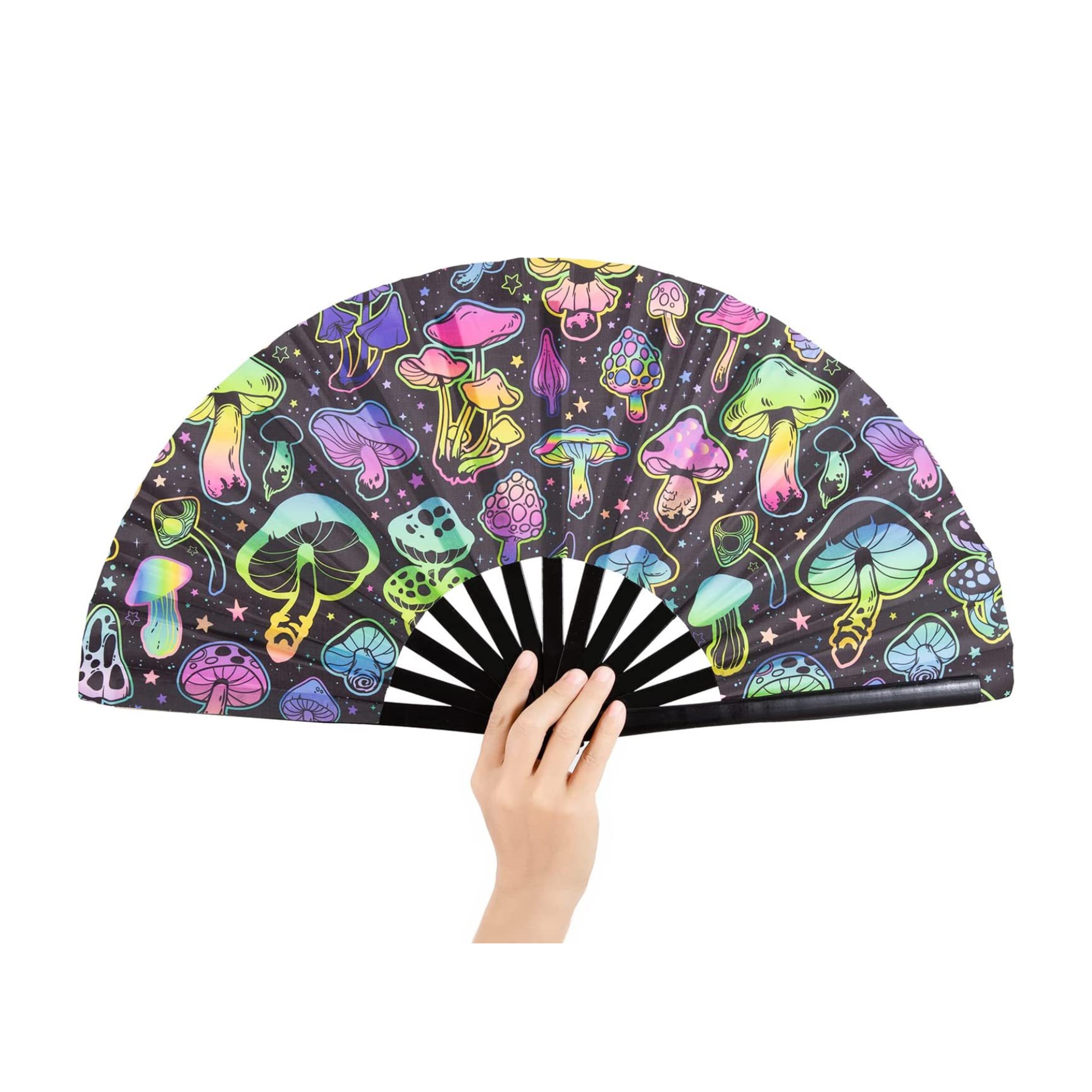 Large Hand Folding Fan 13" - OCEAN 9