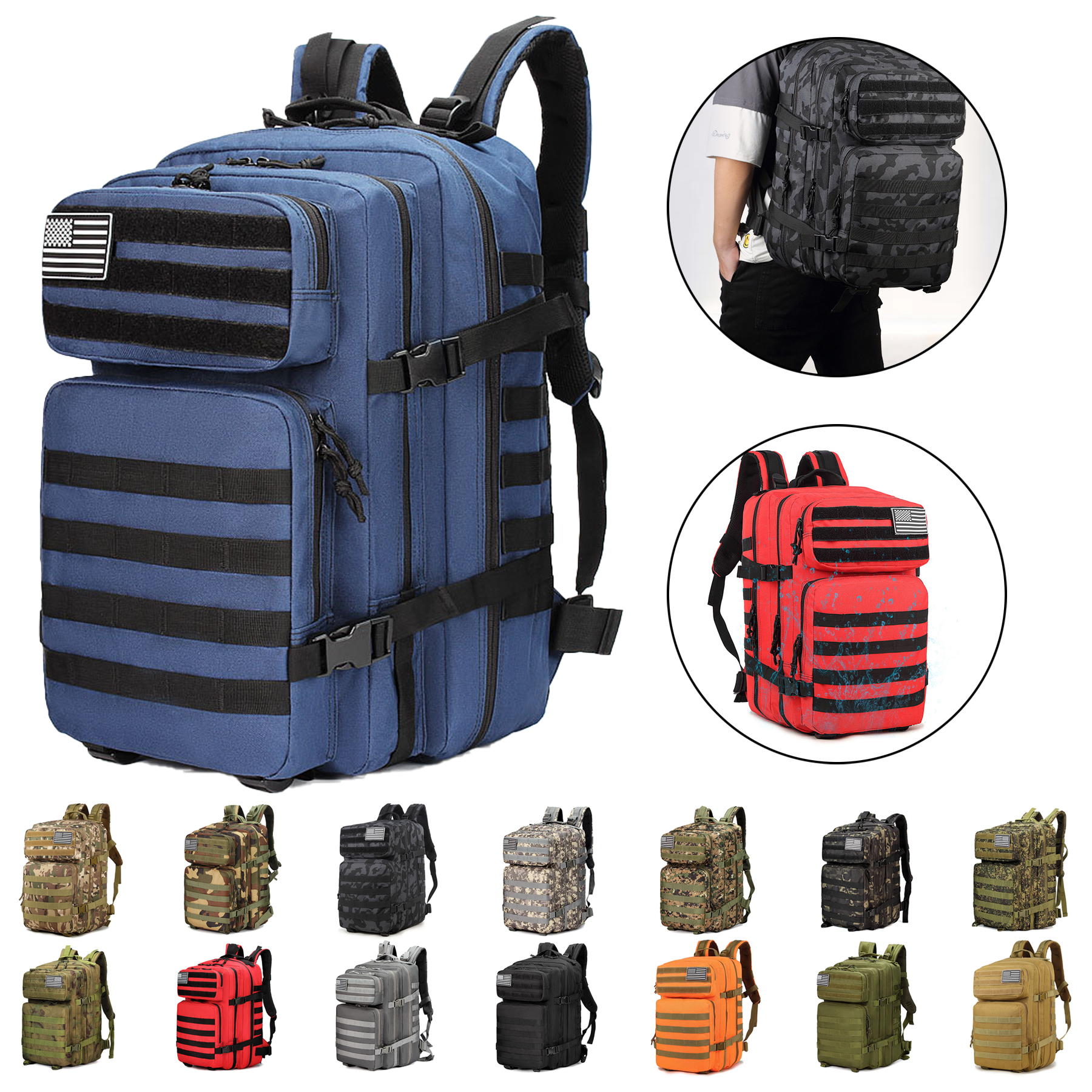 45L Military Tactical Backpacks 1