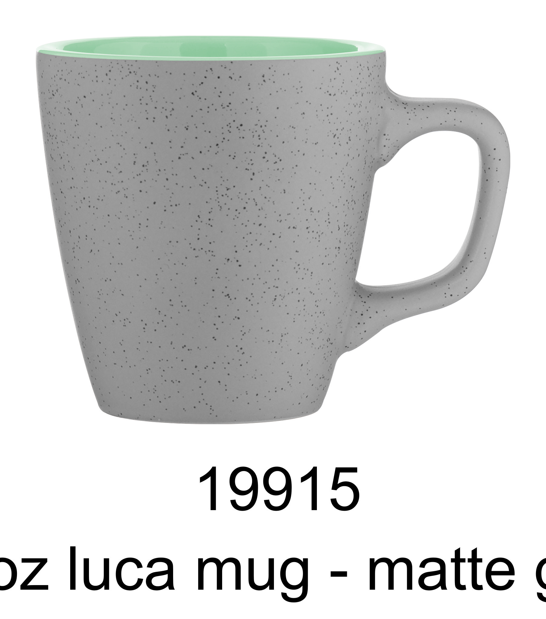 12 oz luca mug matte gray